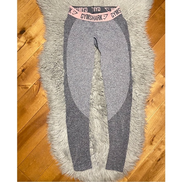 Gymshark Flex Legging Gray and Pink Size Size XS - Picture 3 of 6